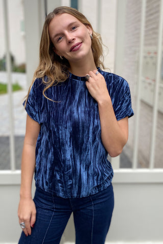 NCEBA VELVET TOP MIDNIGHT