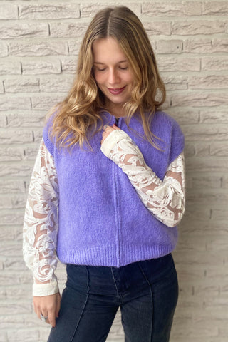 NELLY VEST LILAC