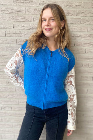 NELLY VEST OCEAN BLUE