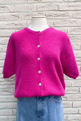 GIA CARDIGAN FUSHIA