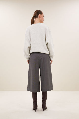 LILI SPEED SWEATER LIGHT GREY MELEE