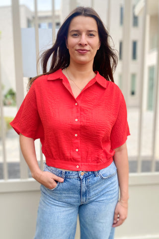 JULIETTE BLOUSE RED