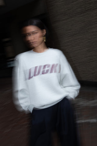 LILI SPEED SWEATER LIGHT GREY MELEE