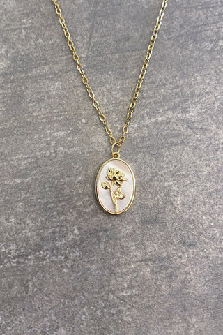 BIRTH FLOWER JULY PEARL