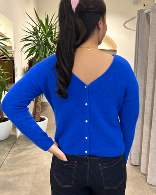 LOBKE CARDIGAN COBALT