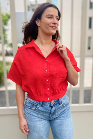 JULIETTE BLOUSE RED