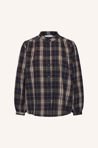 JAGGER CHECK BLOUSE