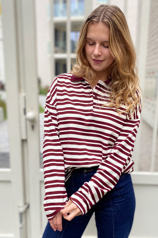 ASHLEY POLO BORDEAUX
