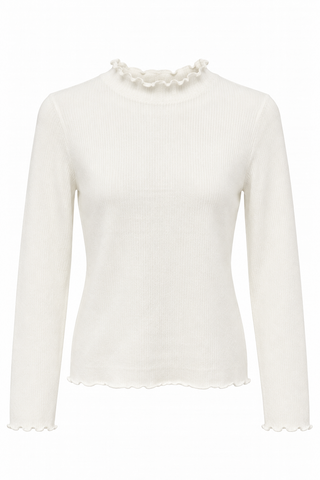 DOUTZEN LS TOP WHITE