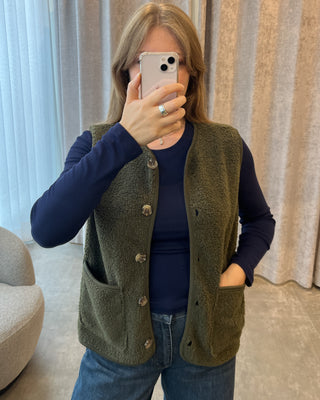 TENYA WAISTCOAT 1 GRAPE LEAF