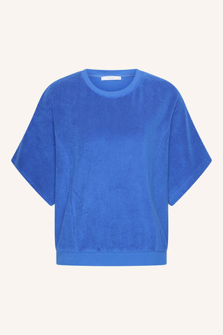NUKI SLUB TOP AZUL BLUE