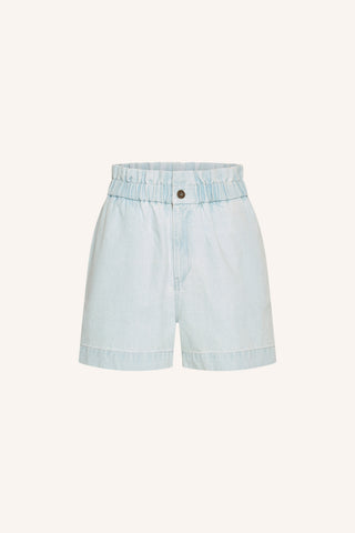 LEON BLEACHED DENIM SHORT