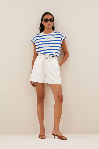 LEON TWILL SHORT CLOUD WHITE