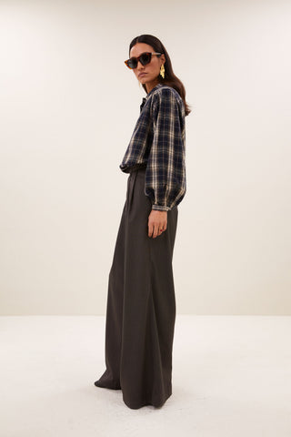 JAGGER CHECK BLOUSE
