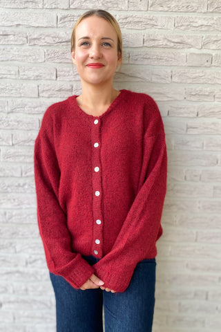 DALLY CARDIGAN BORDEAUX