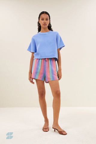 SUKI SWEAT TOP CITY BLUE