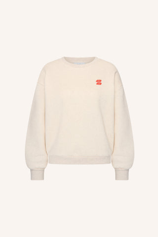 LILI COAST MELANGE SWEATER OYSTER MELEE