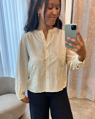 LAUREN BLOUSE OFF WHITE