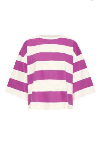 IHMIMSIA MID-SLEEVE MEADOW MAUVE/ CLOUD DANCER