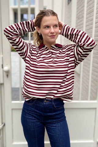 ASHLEY POLO BORDEAUX