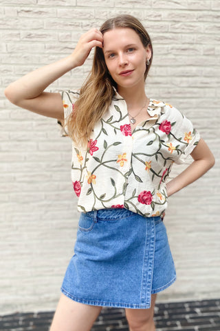 KAREN BLOUSE BEIGE