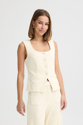 KATE WAISTCOAT OATMILK