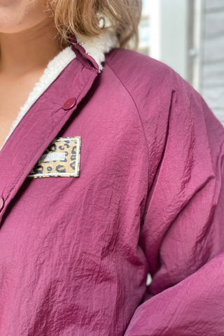 JENTHE JACKET BORDEAUX