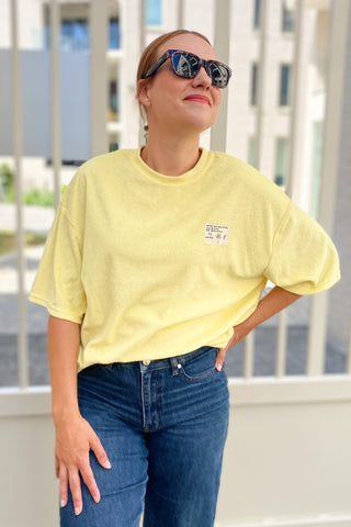 VACATION TOP YELLOW