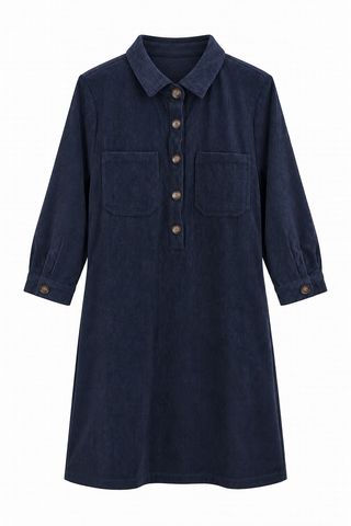 TINNE DRESS NAVY
