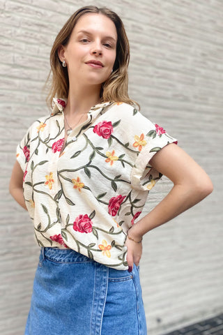 KAREN BLOUSE BEIGE