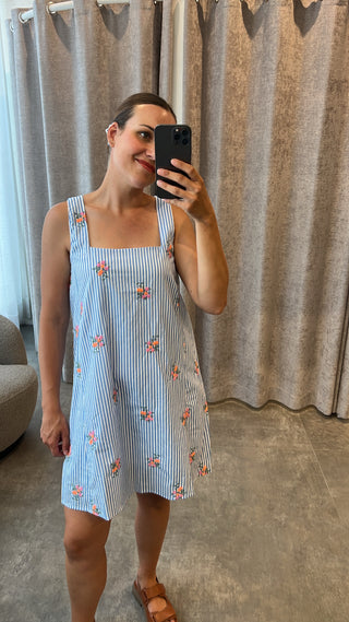 RILEY DRESS BLUE