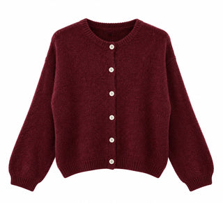 FRANCES CARDIGAN BORDEAUX