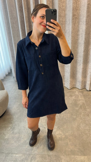 TINNE DRESS NAVY