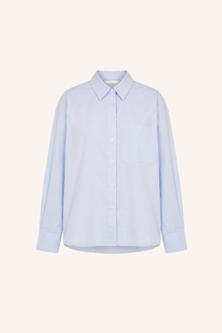 LISE CHAMBRAY BLOUSE LIGHT BLUE