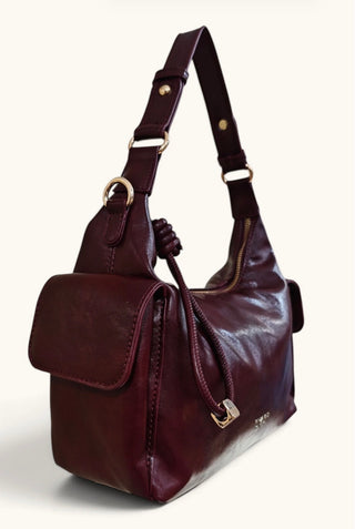 GRETCHEN HANDBAG BORDEAUX