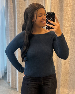 LOBKE CARDIGAN NAVY