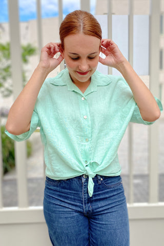 LEILA BLOUSE MINT