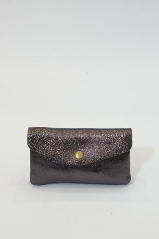 REBA GLITTER WALLET CHARCOAL