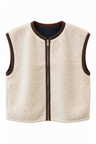 LIZOLA WAISTCOAT BIRCH/NAVY