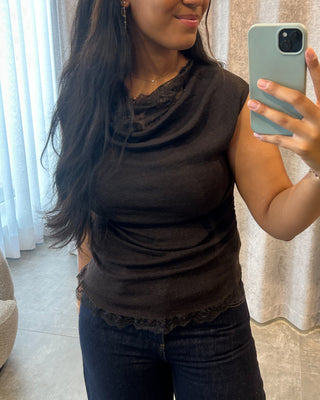 SIENE TOP BROWN