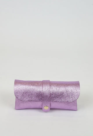 GLASSES CASE GLITTER LILAC