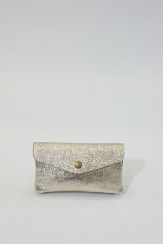 REBA GLITTER WALLET SOFT GOLD