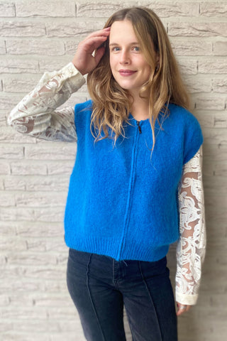 NELLY VEST OCEAN BLUE