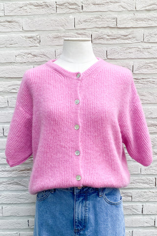 GIA CARDIGAN PETAL PINK