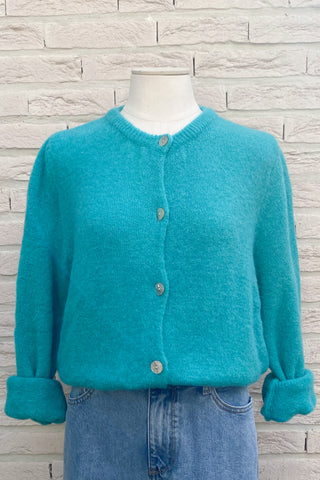 CLARA CARDIGAN TURQUOIS