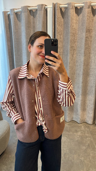 ELEA GILET ROSE