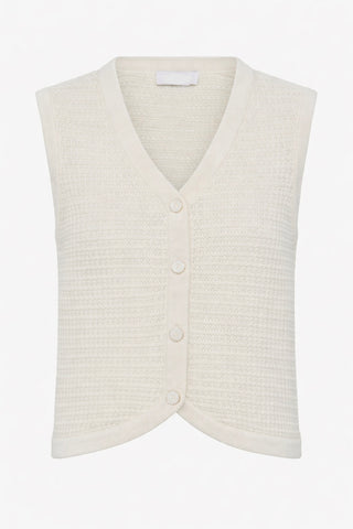 MIKALA SHORT VEST BIRCH