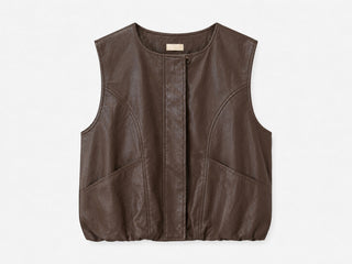 SAAR VEST CHOCO