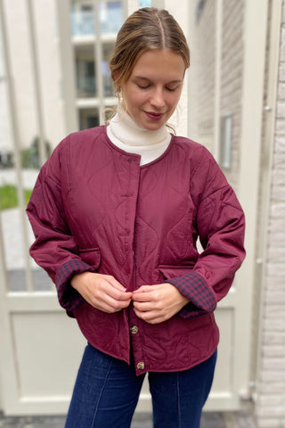 MIA JACKET BORDEAUX