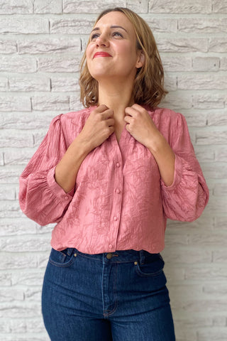 DUA BLOUSE DUSKY ROSE